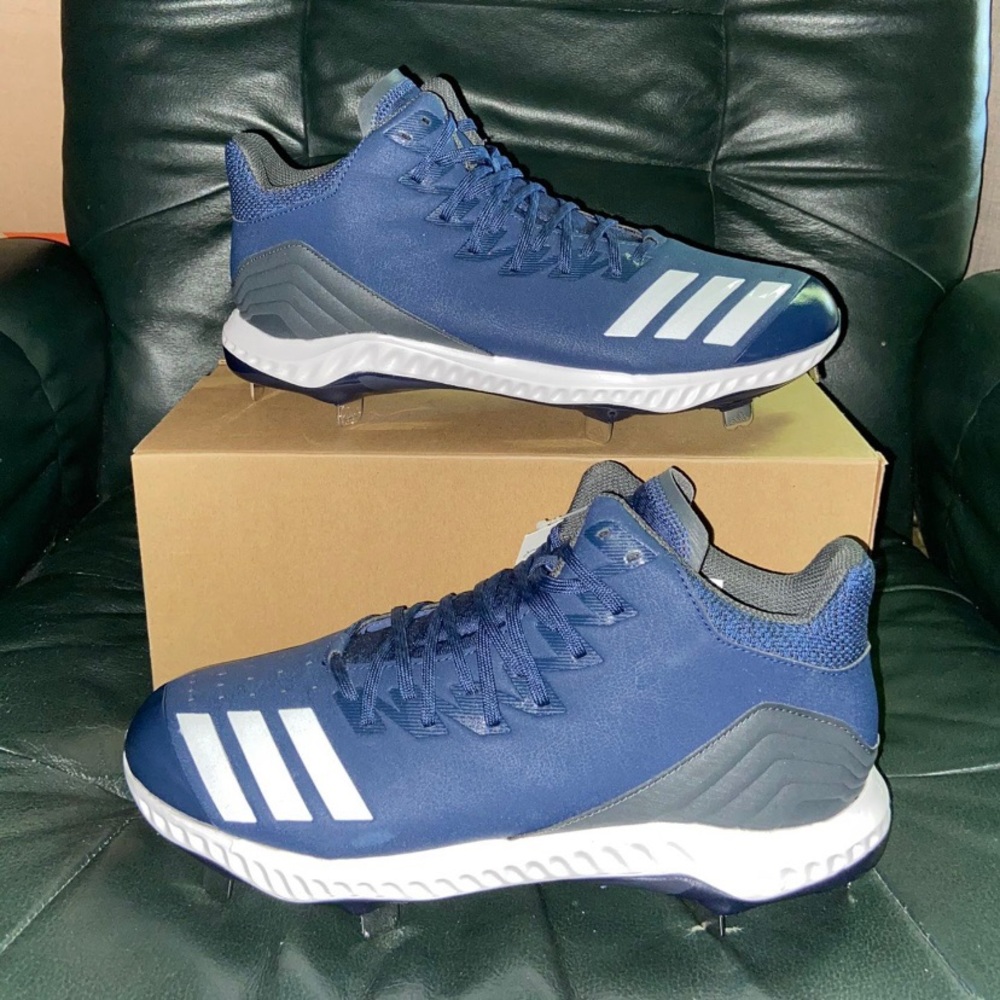 Adidas Men’s Icon Bounce Mid Baseball Cleats